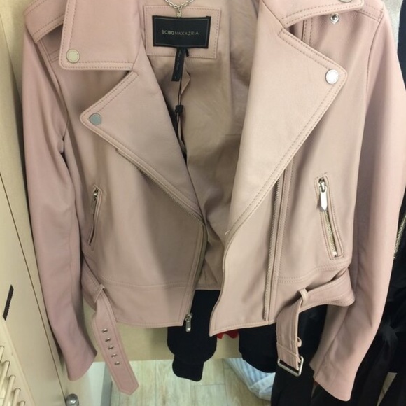 BCBG MAX AZRIA Leather Moto Jacket - Picture 12 of 12